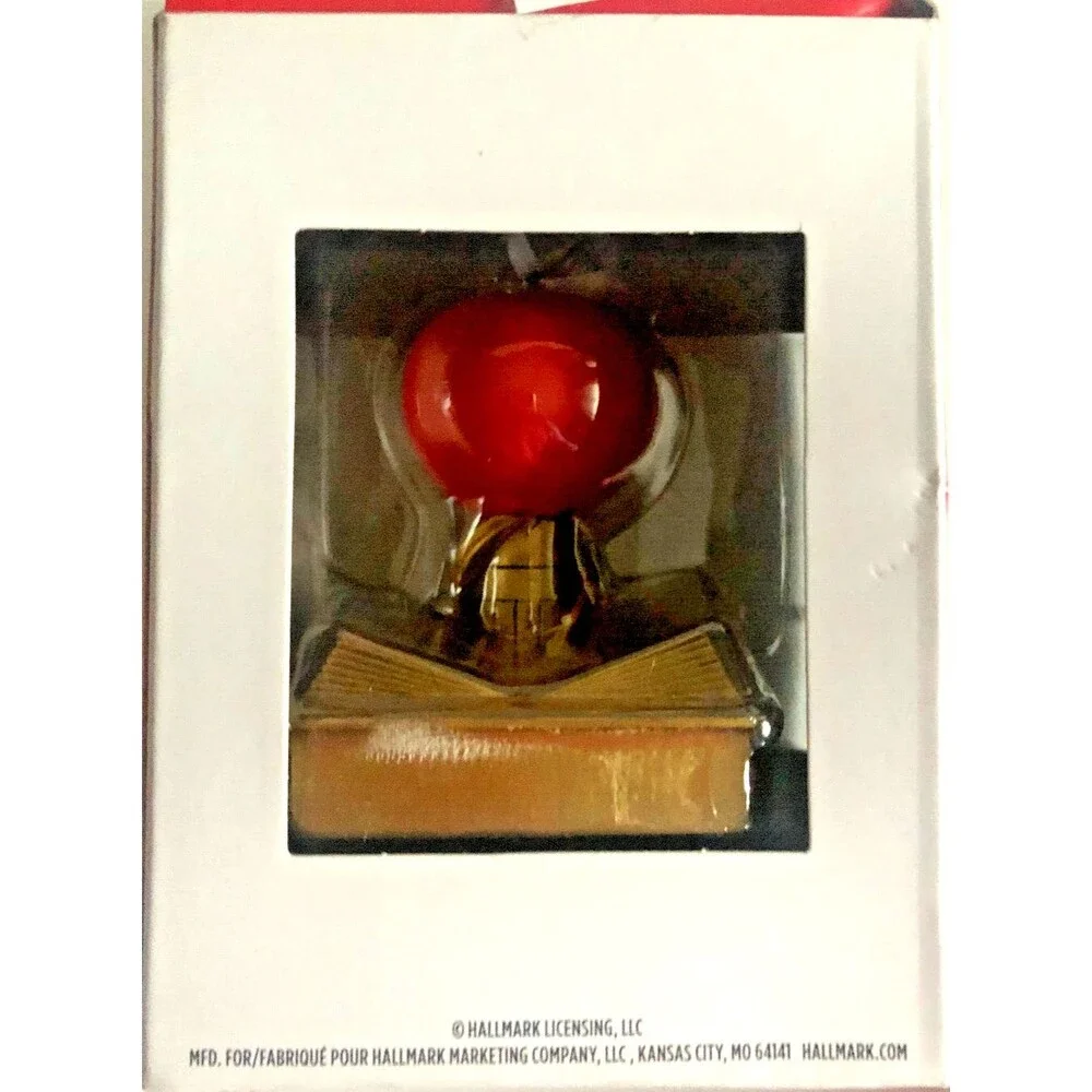 Hallmark #1 Teacher Ornament Apple Trophy Teacher Gift Christmas Tree Desk